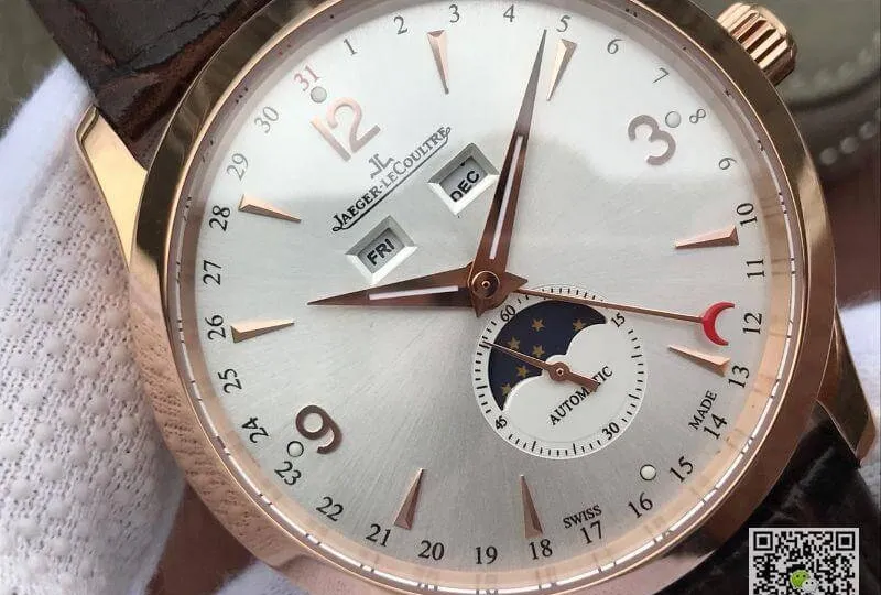 Jaeger-LeCoultre Master Calendar 1552520 KM Factory 1:1 Best Edition Replica Watch Swiss ETA866 Silver Dial