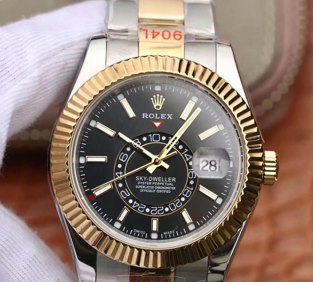 Rolex Sky Dweller M326933-0002 Noob Factory 1:1 Best Edition Replica Watch 904L Stainless Steel