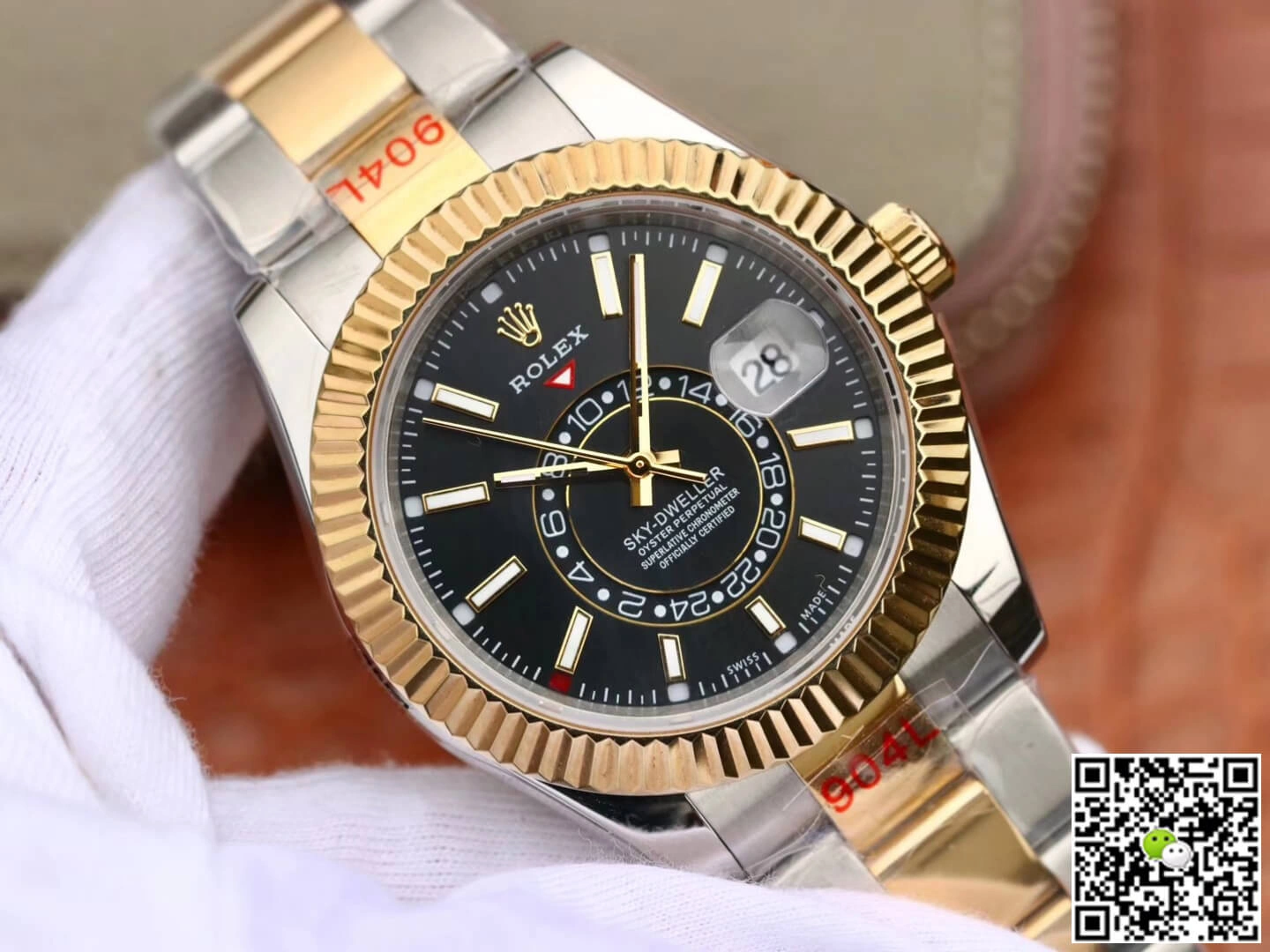 Rolex Sky Dweller M326933-0002 Noob Factory 1:1 Best Edition Replica Watch 904L Stainless Steel