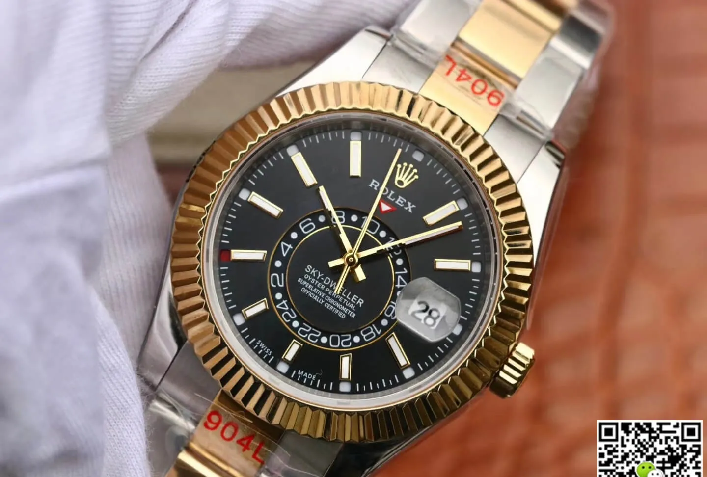 Rolex Sky Dweller M326933-0002 Noob Factory 1:1 Best Edition Replica Watch 904L Stainless Steel