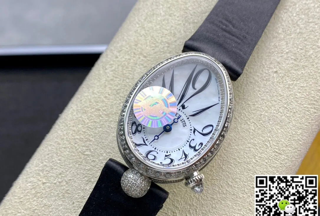 Breguet Reine De Naples 8928BB 5W 944 DD0D3L ZF Factory 1:1 Best Edition Replica Watch Diamond-Set Bezel