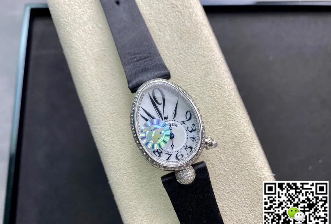 Breguet Reine De Naples 8928BB 5W 944 DD0D3L ZF Factory 1:1 Best Edition Replica Watch Diamond-Set Bezel
