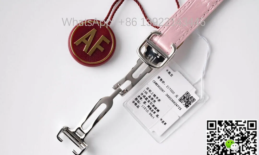 Ballon Bleu De Cartier 33MM WE902067 AF Factory 1:1 Best Edition Replica Watch Pink Strap