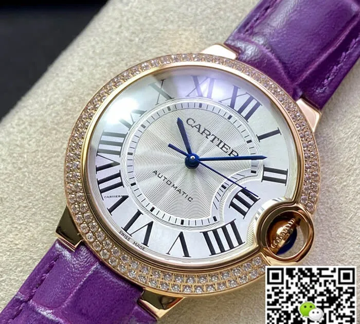 Ballon Bleu De Cartier 36MM WJBB0009 3K Factory 1:1 Best Edition Replica Watch White Dial