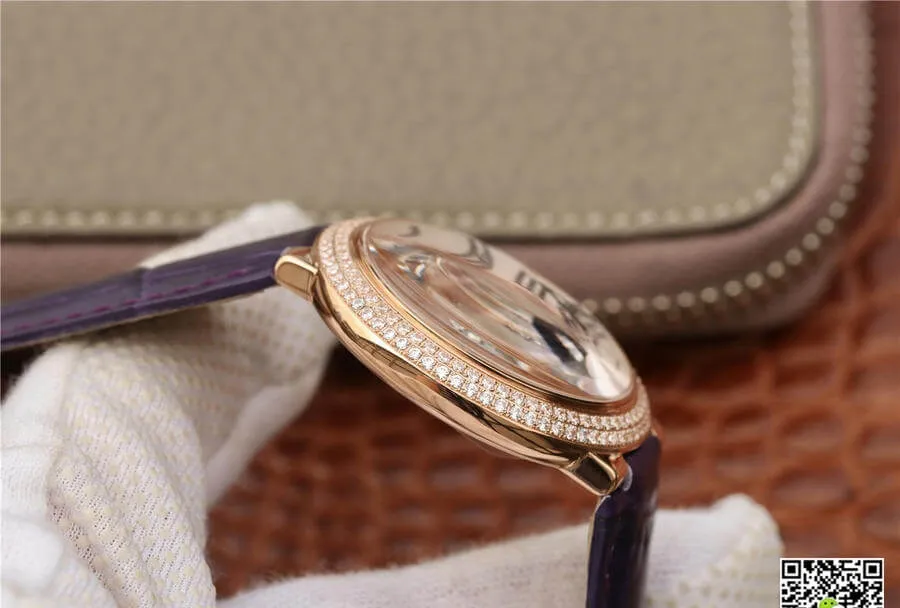 Ballon Bleu De Cartier WE902066 V6 Factory 1:1 Best Edition Replica Watch V4 Purple Strap