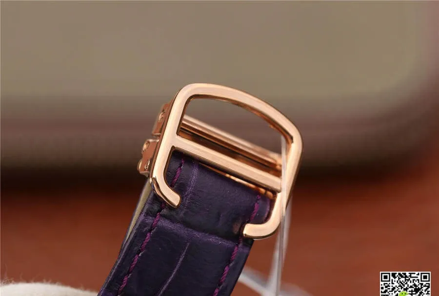 Ballon Bleu De Cartier WE902066 V6 Factory 1:1 Best Edition Replica Watch V4 Purple Strap