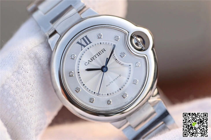 Ballon Bleu De Cartier WE902074 V6 Factory 1:1 Best Edition Replica Watch Stainless Steel