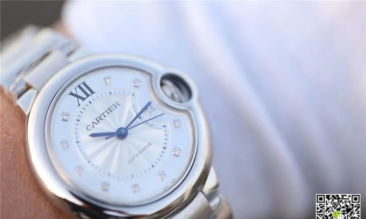 Ballon Bleu De Cartier WE902074 V6 Factory 1:1 Best Edition Replica Watch Stainless Steel