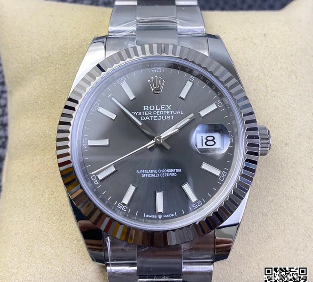 Rolex Datejust M126334-0013 Clean Factory 1:1 Best Edition Replica Watch Grey Strap