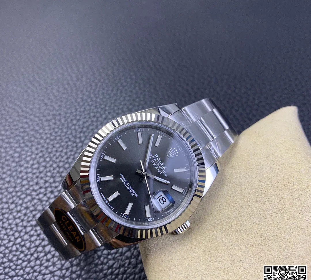 Rolex Datejust M126334-0013 Clean Factory 1:1 Best Edition Replica Watch Grey Strap