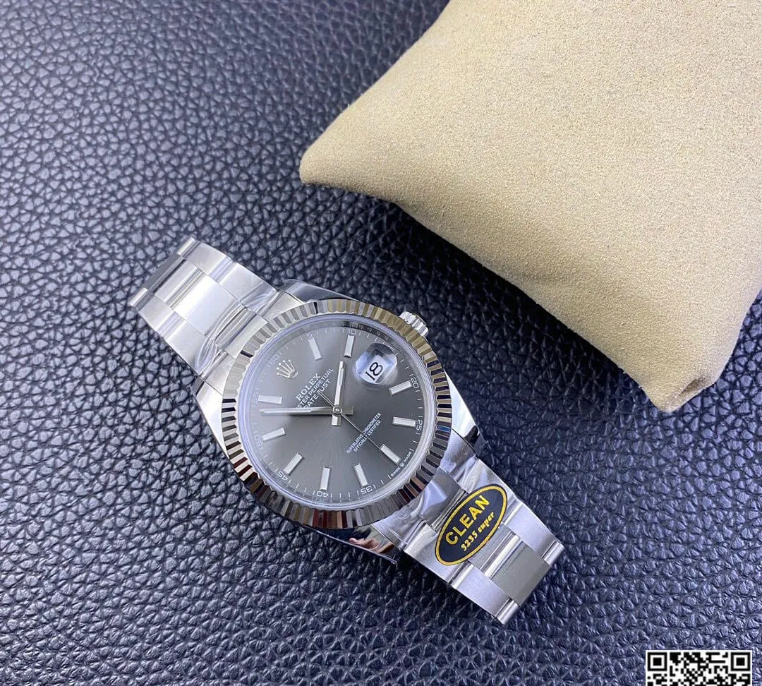 Rolex Datejust M126334-0013 Clean Factory 1:1 Best Edition Replica Watch Grey Strap