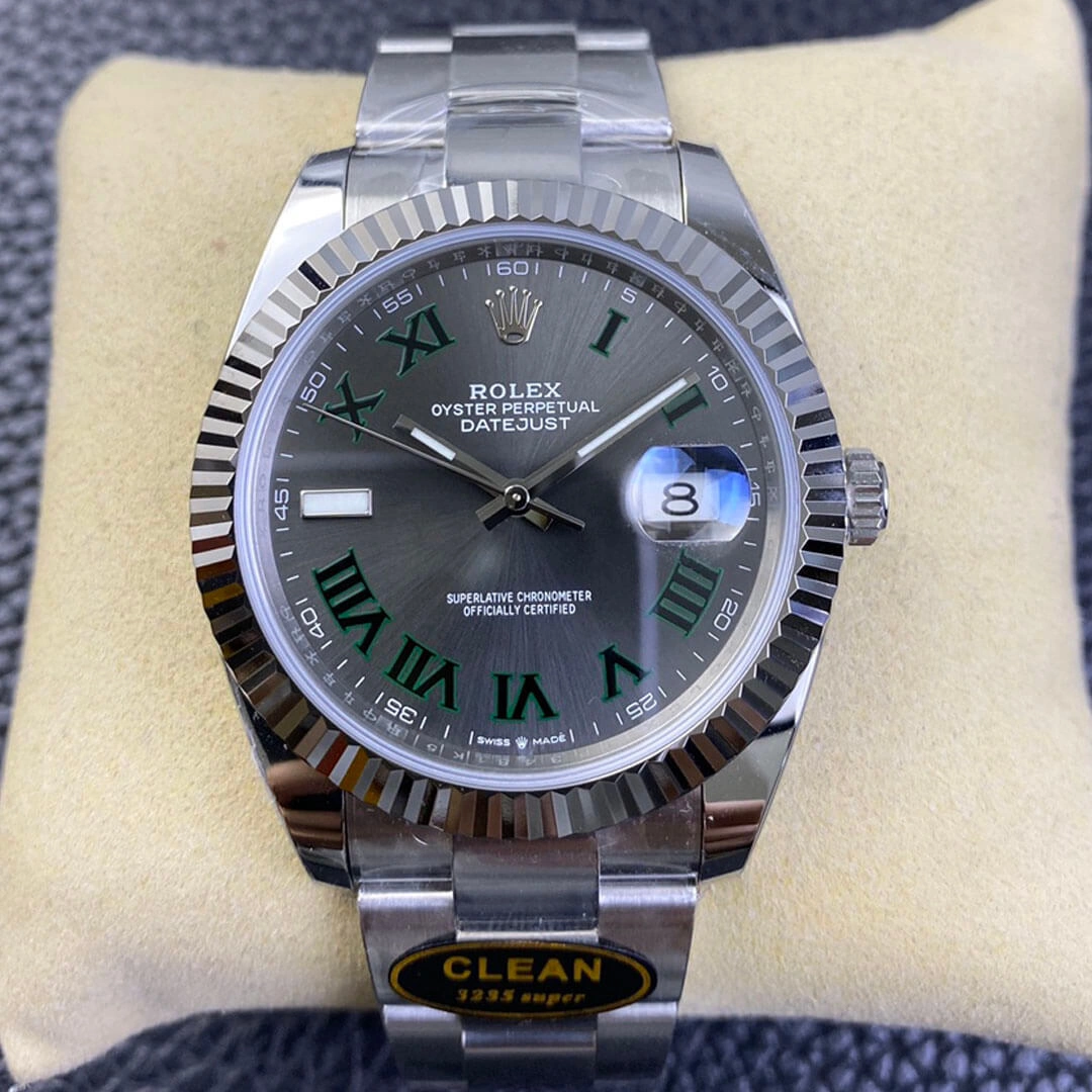 Rolex Datejust M126334-0021 Clean Factory 1:1 Best Edition Replica Watch Grey Strap