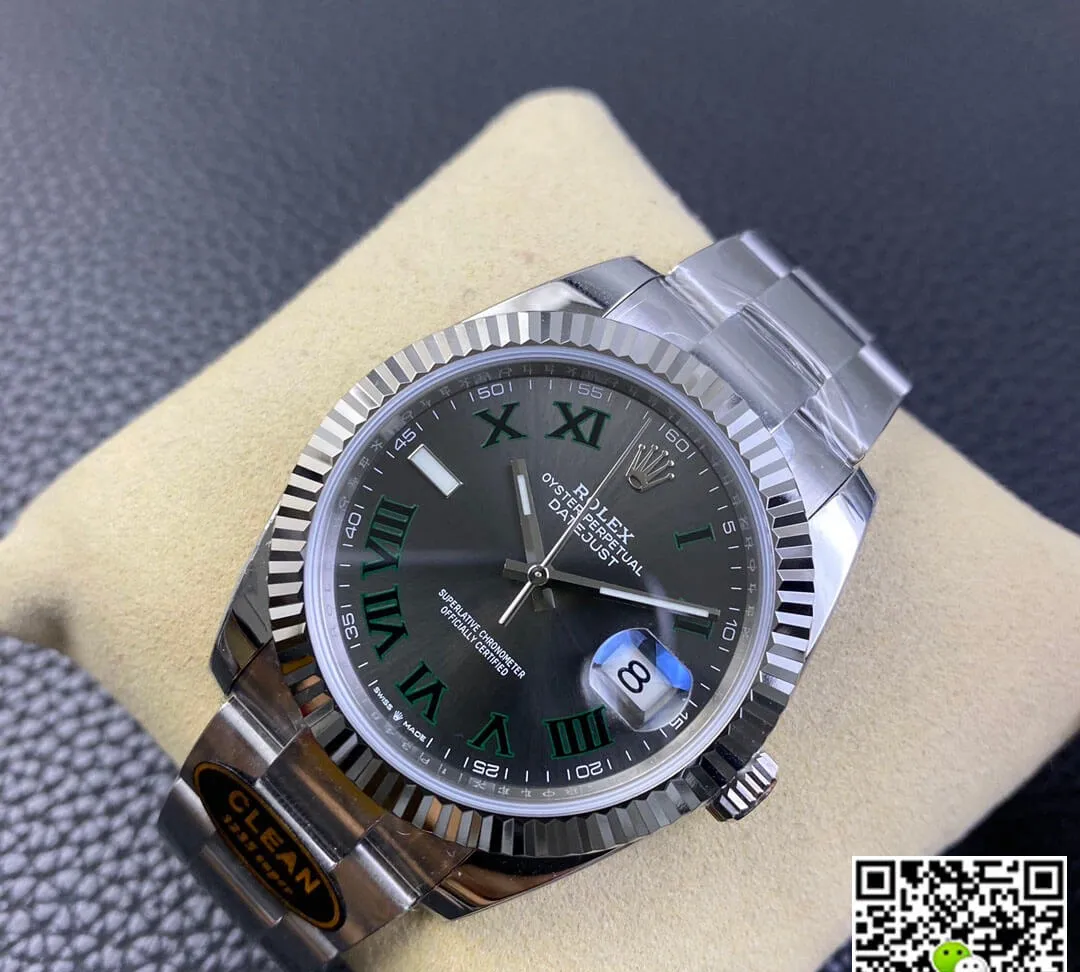 Rolex Datejust M126334-0021 Clean Factory 1:1 Best Edition Replica Watch Grey Strap