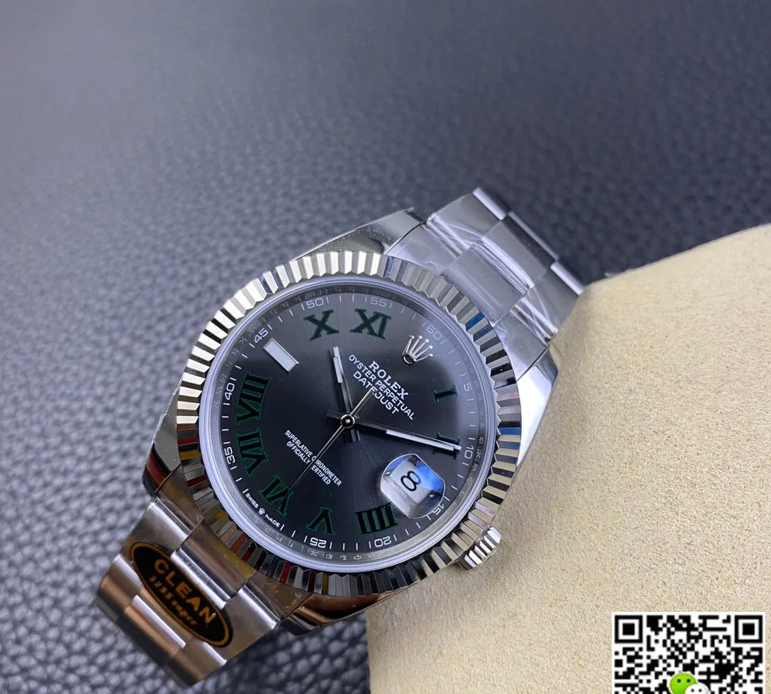 Rolex Datejust M126334-0021 Clean Factory 1:1 Best Edition Replica Watch Grey Strap