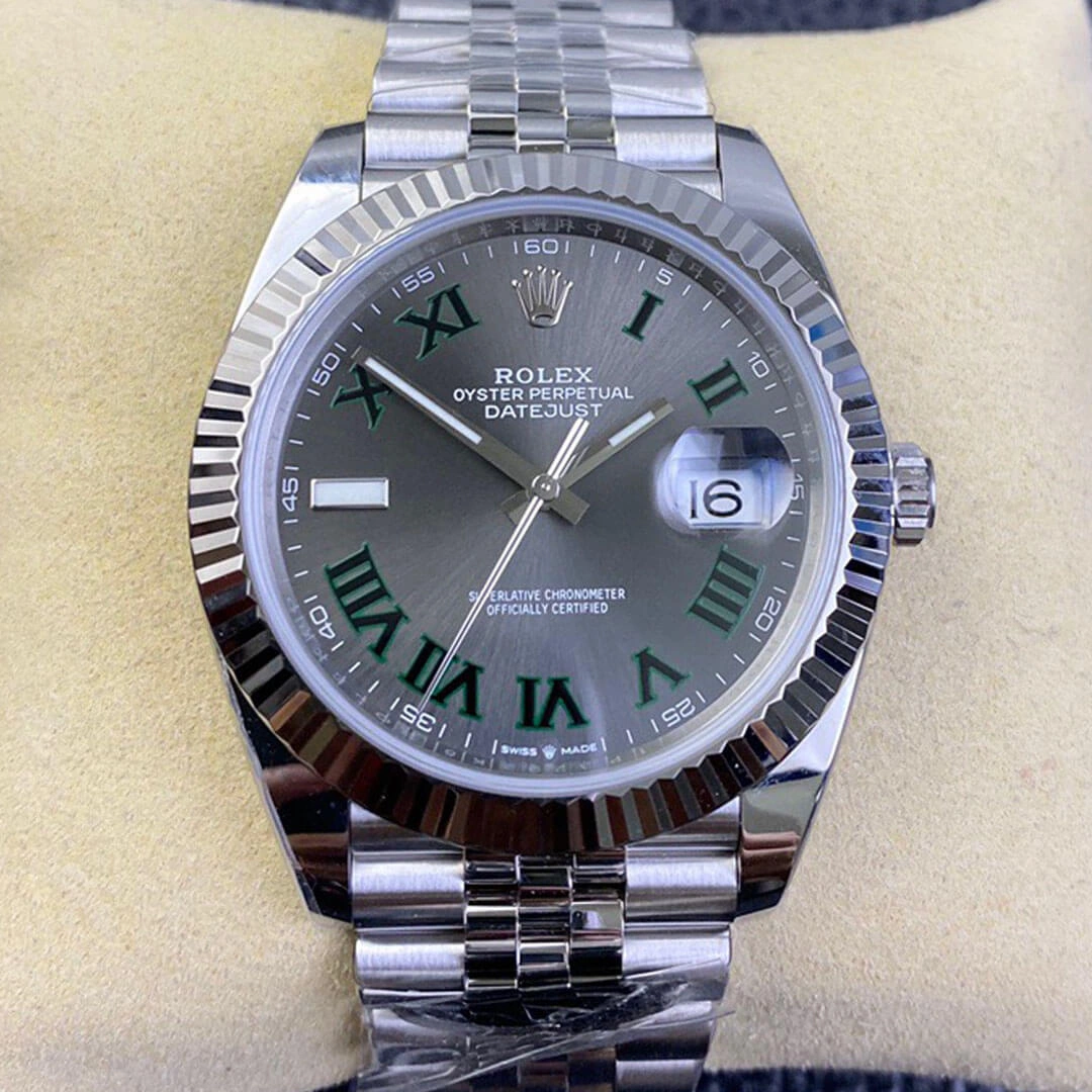 Rolex Datejust M126334-0022 Clean Factory 1:1 Best Edition Replica Watch Gray Strap