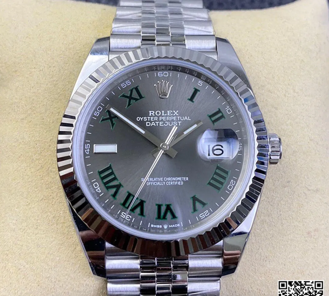 Rolex Datejust M126334-0022 Clean Factory 1:1 Best Edition Replica Watch Gray Strap
