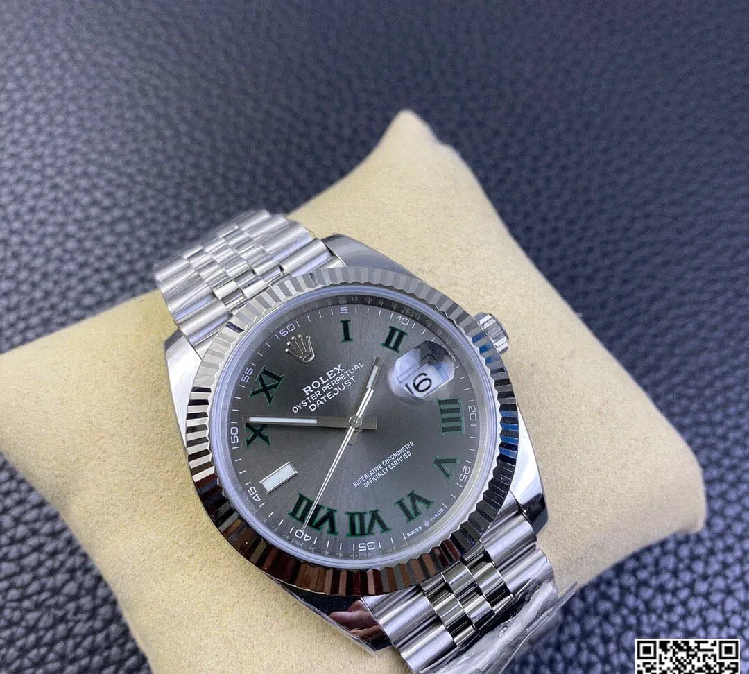 Rolex Datejust M126334-0022 Clean Factory 1:1 Best Edition Replica Watch Gray Strap