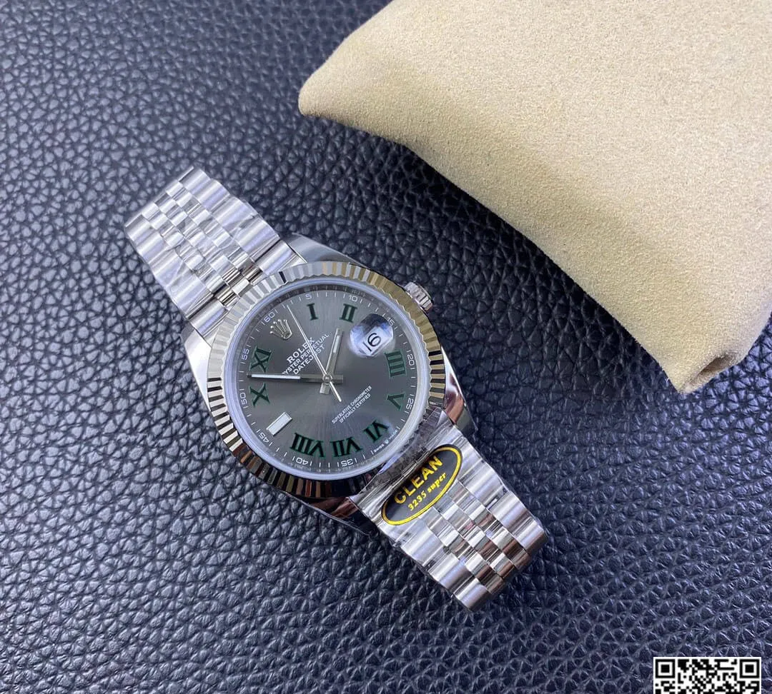 Rolex Datejust M126334-0022 Clean Factory 1:1 Best Edition Replica Watch Gray Strap