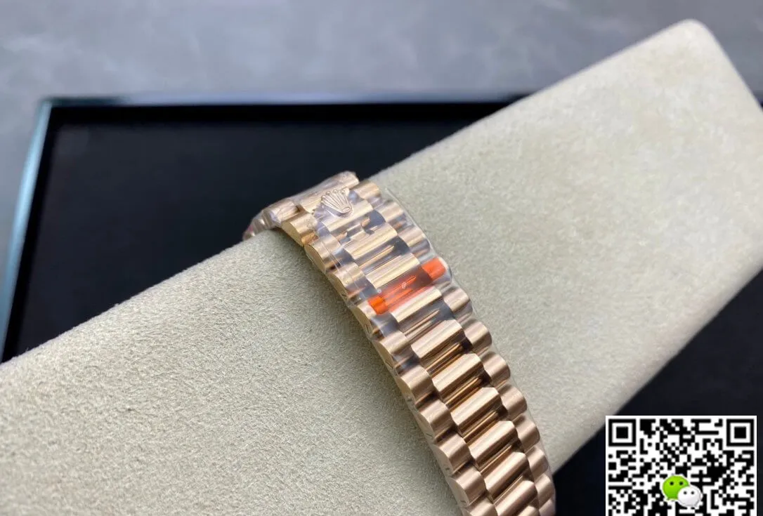 Rolex Day Date 228238a EW Factory 1:1 Best Edition Replica Watch V2 rose Gold Strap
