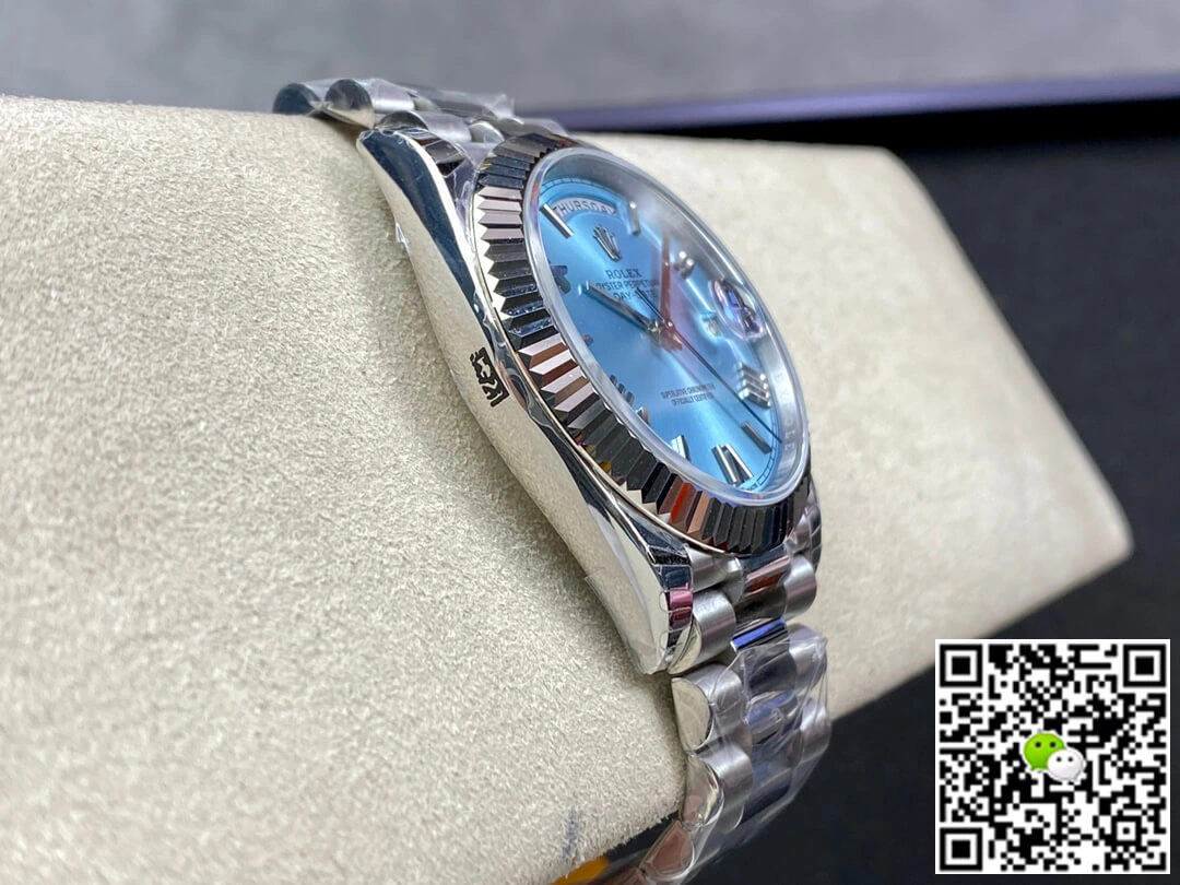 Rolex Day Date M228236-0012 EW Factory 1:1 Best Edition Replica Watch Sky Blue Dial