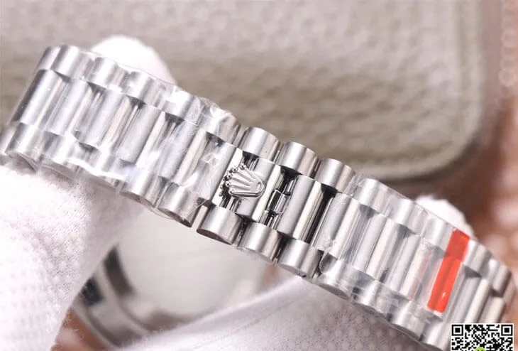 Rolex Day Date M228349RBR-0002 EW Factory 1:1 Best Edition Replica Watch Black Dial