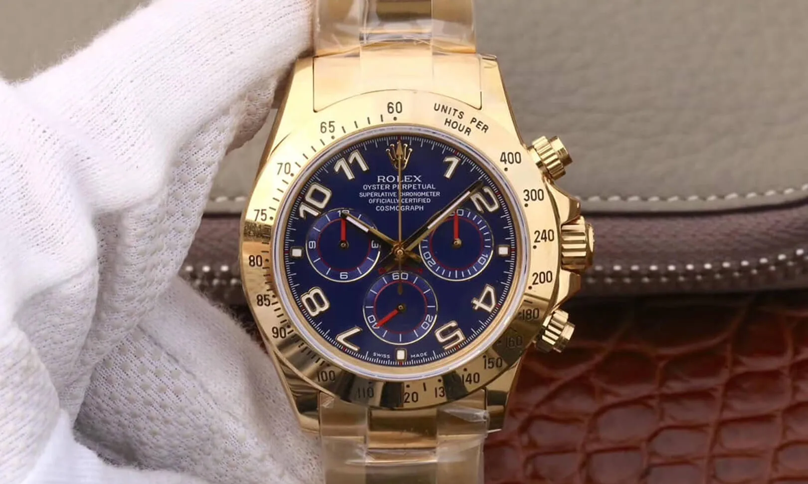 Rolex Daytona Cosmograph 116528 JH Factory 1:1 Best Edition Replica Watch Blue Dial
