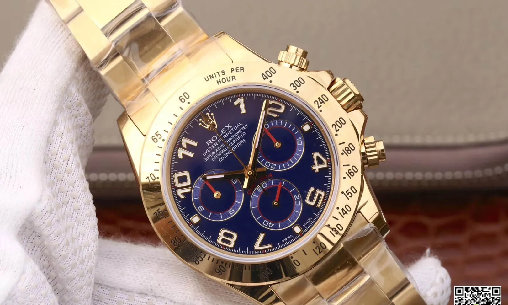 Rolex Daytona Cosmograph 116528 JH Factory 1:1 Best Edition Replica Watch Blue Dial