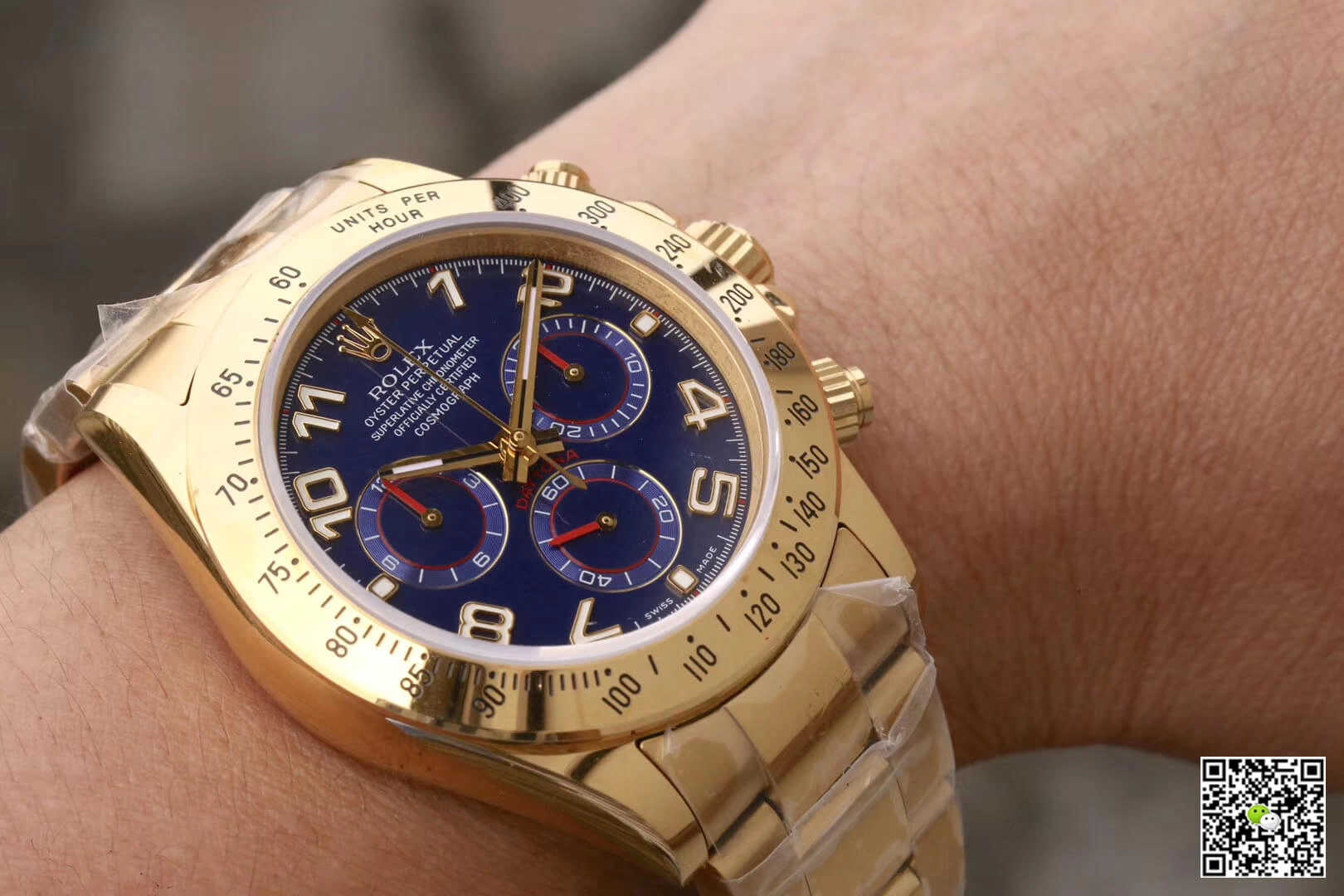 Rolex Daytona Cosmograph 116528 JH Factory 1:1 Best Edition Replica Watch Blue Dial