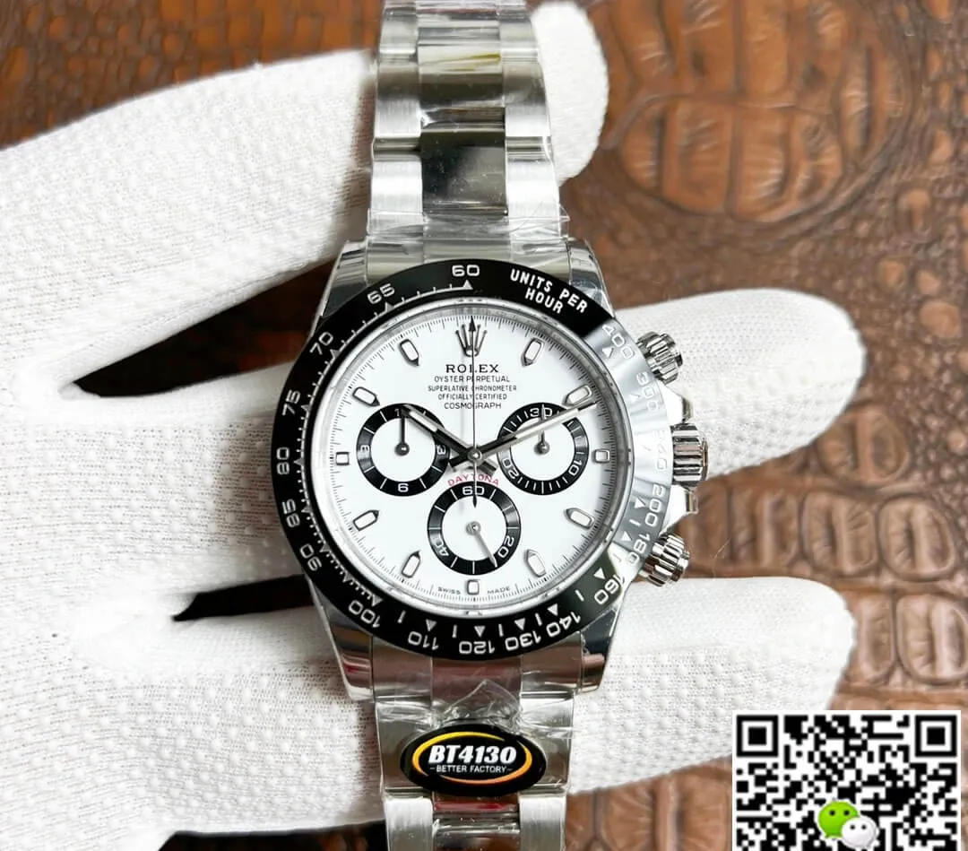 Rolex Daytona M116500LN-0001 BT Factory 1:1 Best Edition Replica Watch Silver Strap