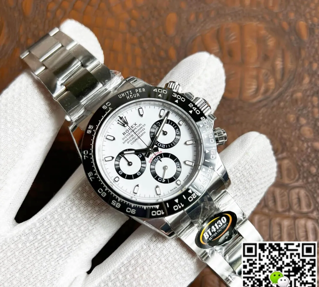 Rolex Daytona M116500LN-0001 BT Factory 1:1 Best Edition Replica Watch Silver Strap