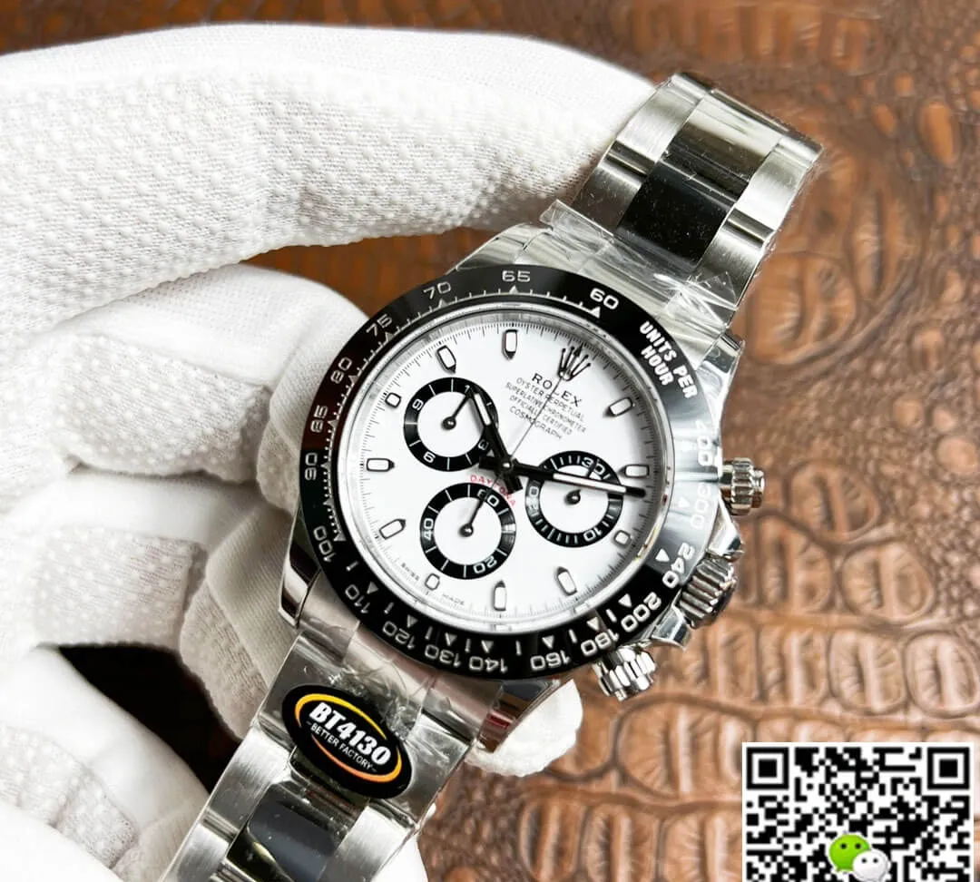 Rolex Daytona M116500LN-0001 BT Factory 1:1 Best Edition Replica Watch Silver Strap
