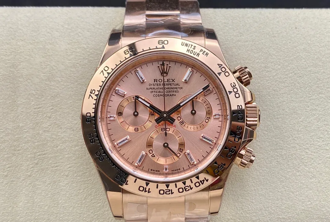 Rolex Daytona M116505-0012 BT Factory 1:1 Best Edition Replica Watch Rose Gold Case