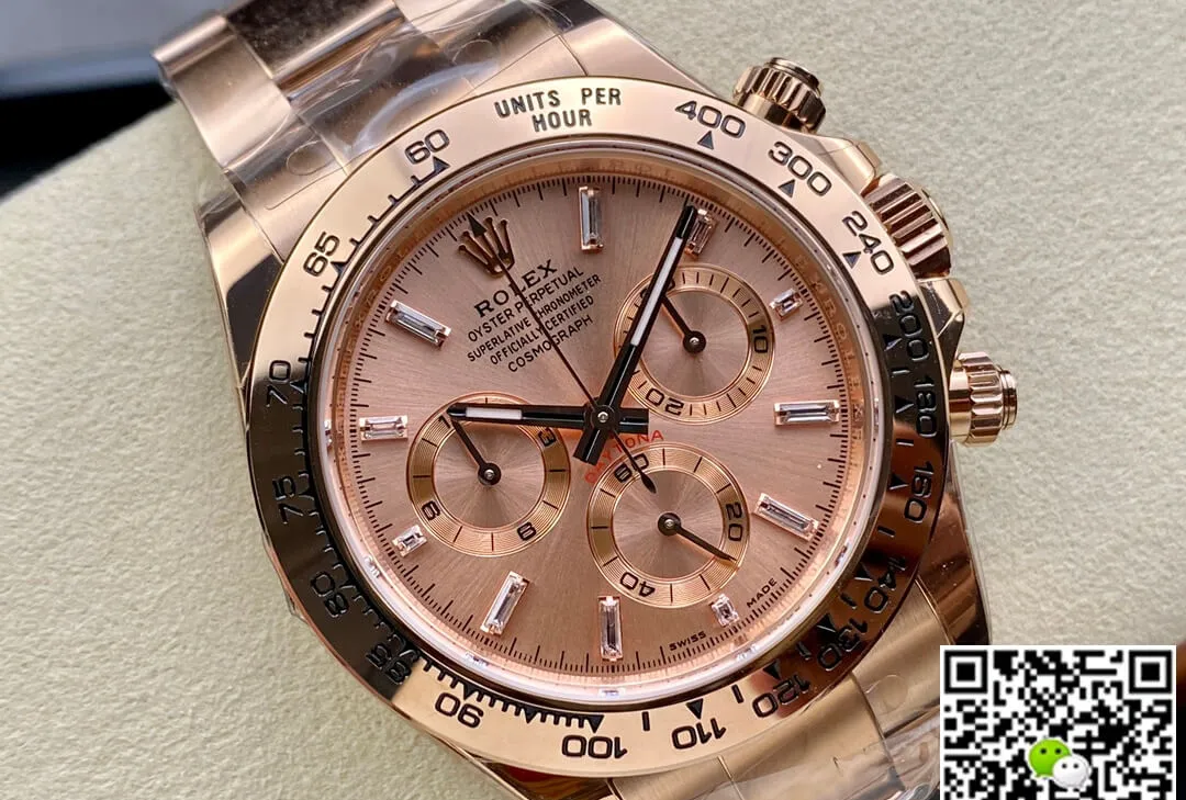 Rolex Daytona M116505-0012 BT Factory 1:1 Best Edition Replica Watch Rose Gold Case