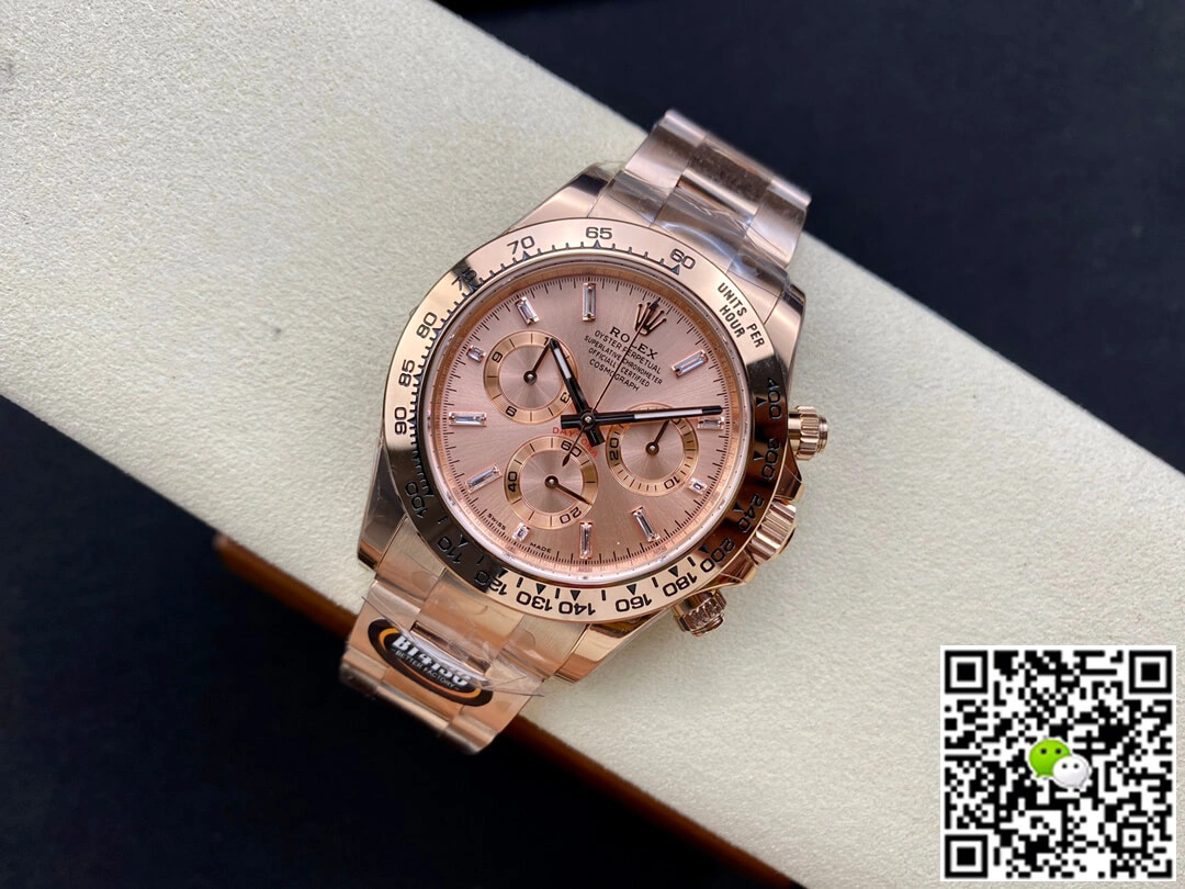 Rolex Daytona M116505-0012 BT Factory 1:1 Best Edition Replica Watch Rose Gold Case