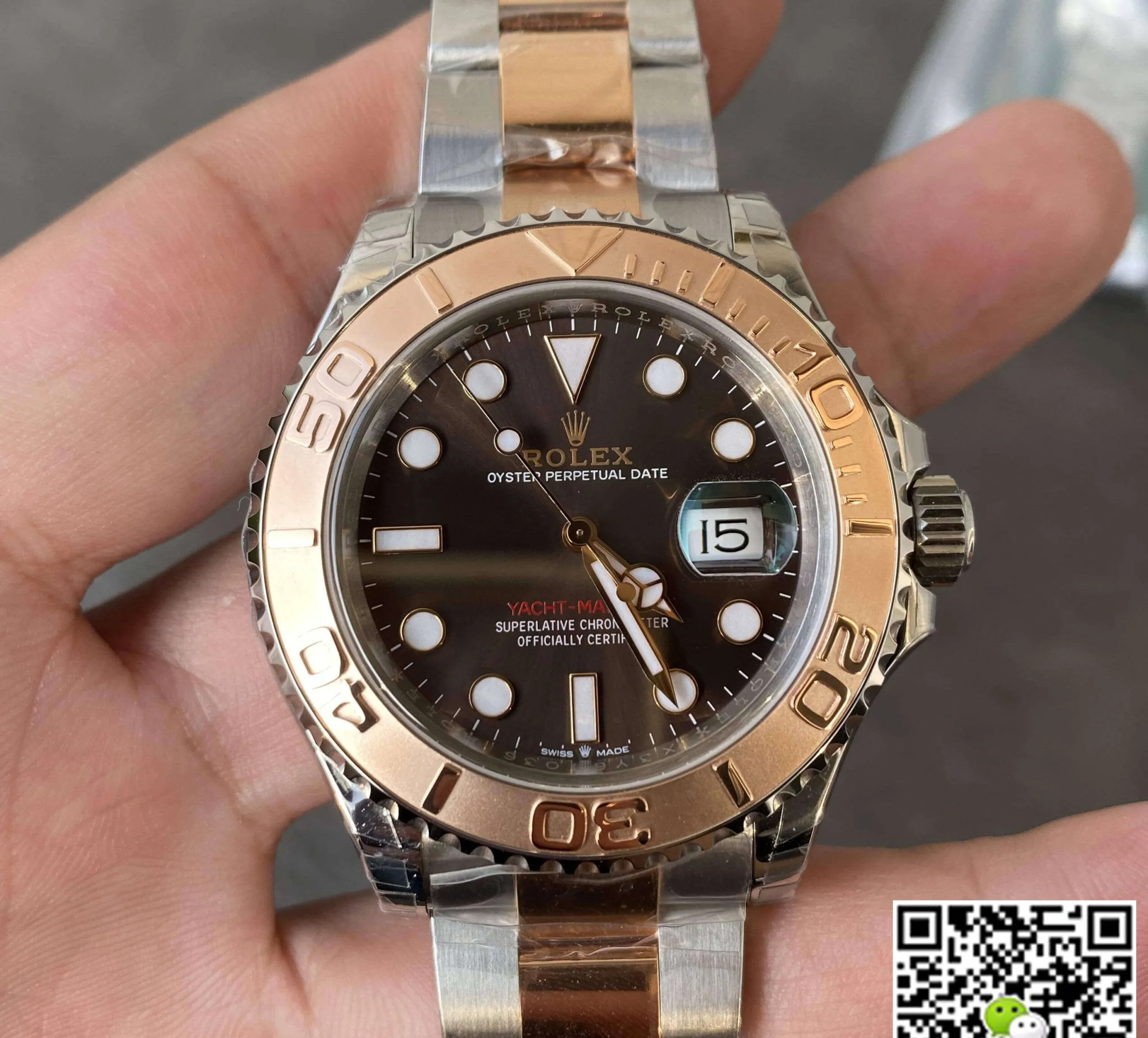 Rolex Yacht Master M126621-0001 VS Factory 1:1 Best Edition Replica Watch Rose Gold