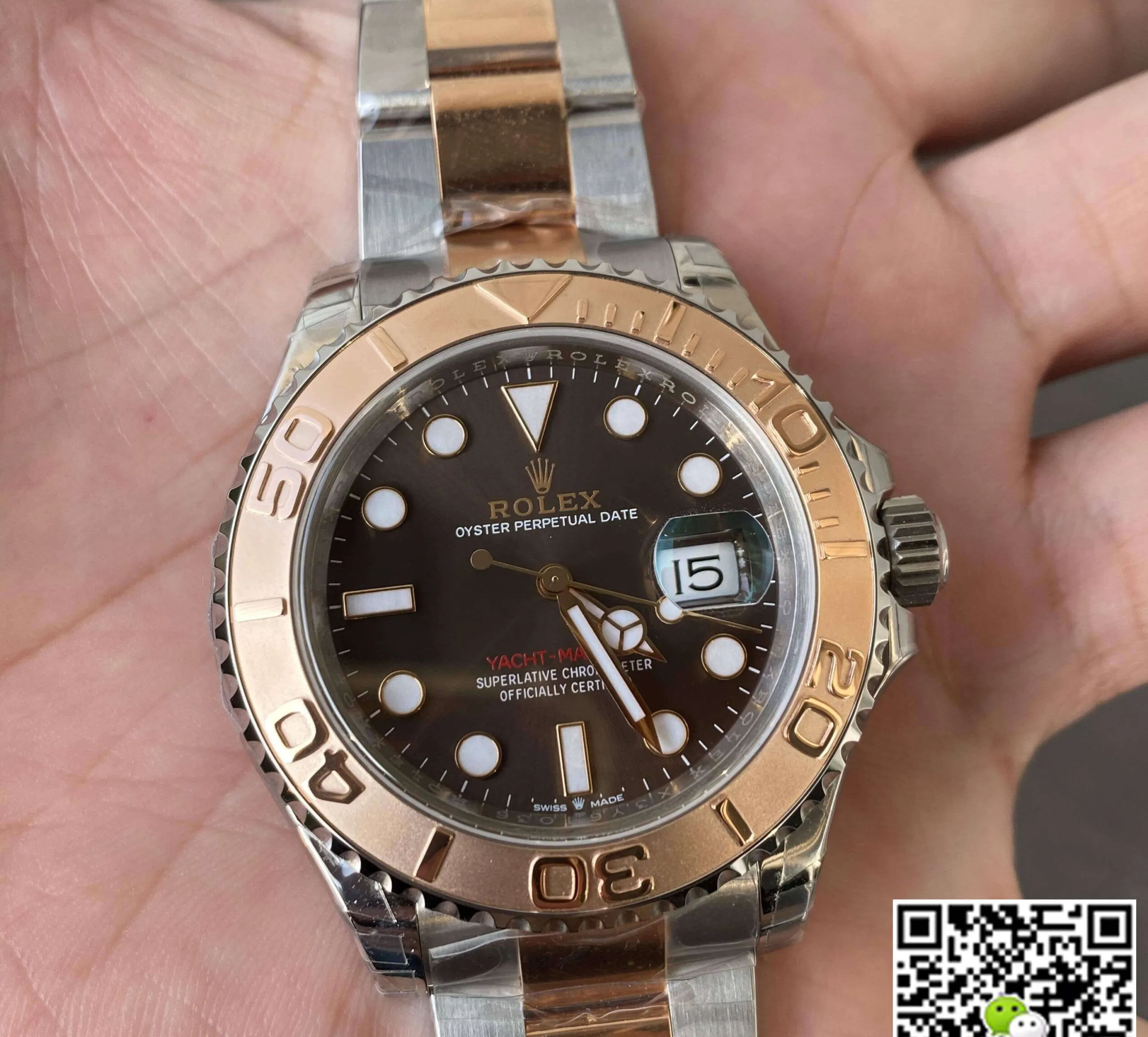 Rolex Yacht Master M126621-0001 VS Factory 1:1 Best Edition Replica Watch Rose Gold
