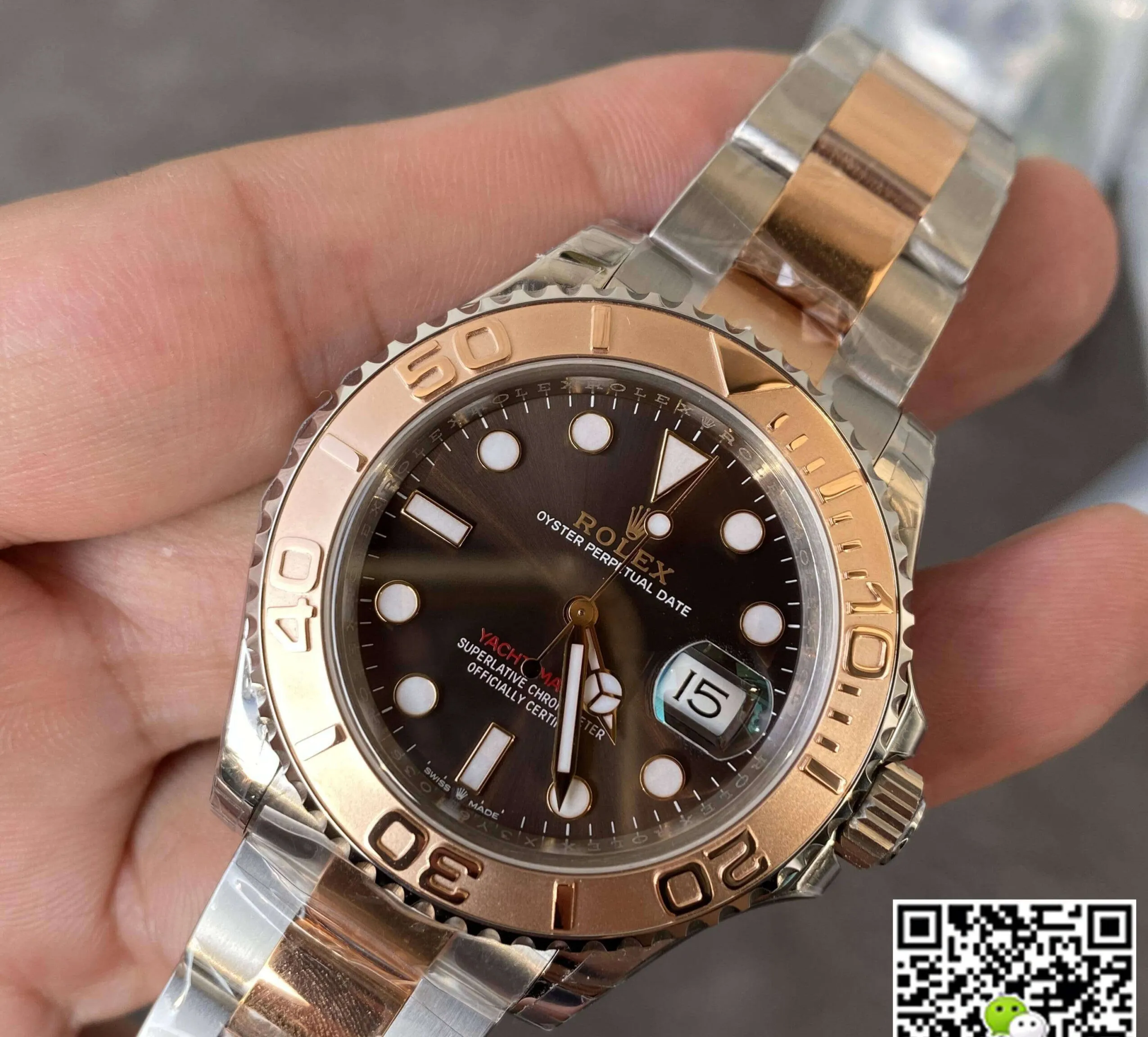 Rolex Yacht Master M126621-0001 VS Factory 1:1 Best Edition Replica Watch Rose Gold