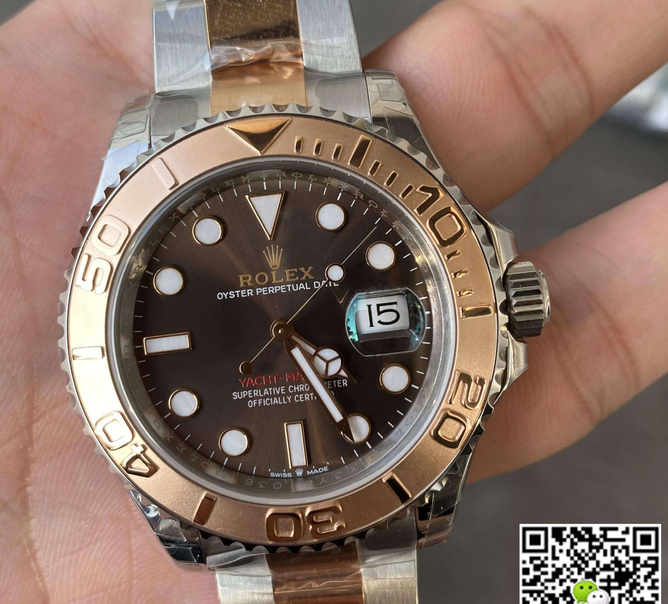 Rolex Yacht Master M126621-0001 VS Factory 1:1 Best Edition Replica Watch Rose Gold