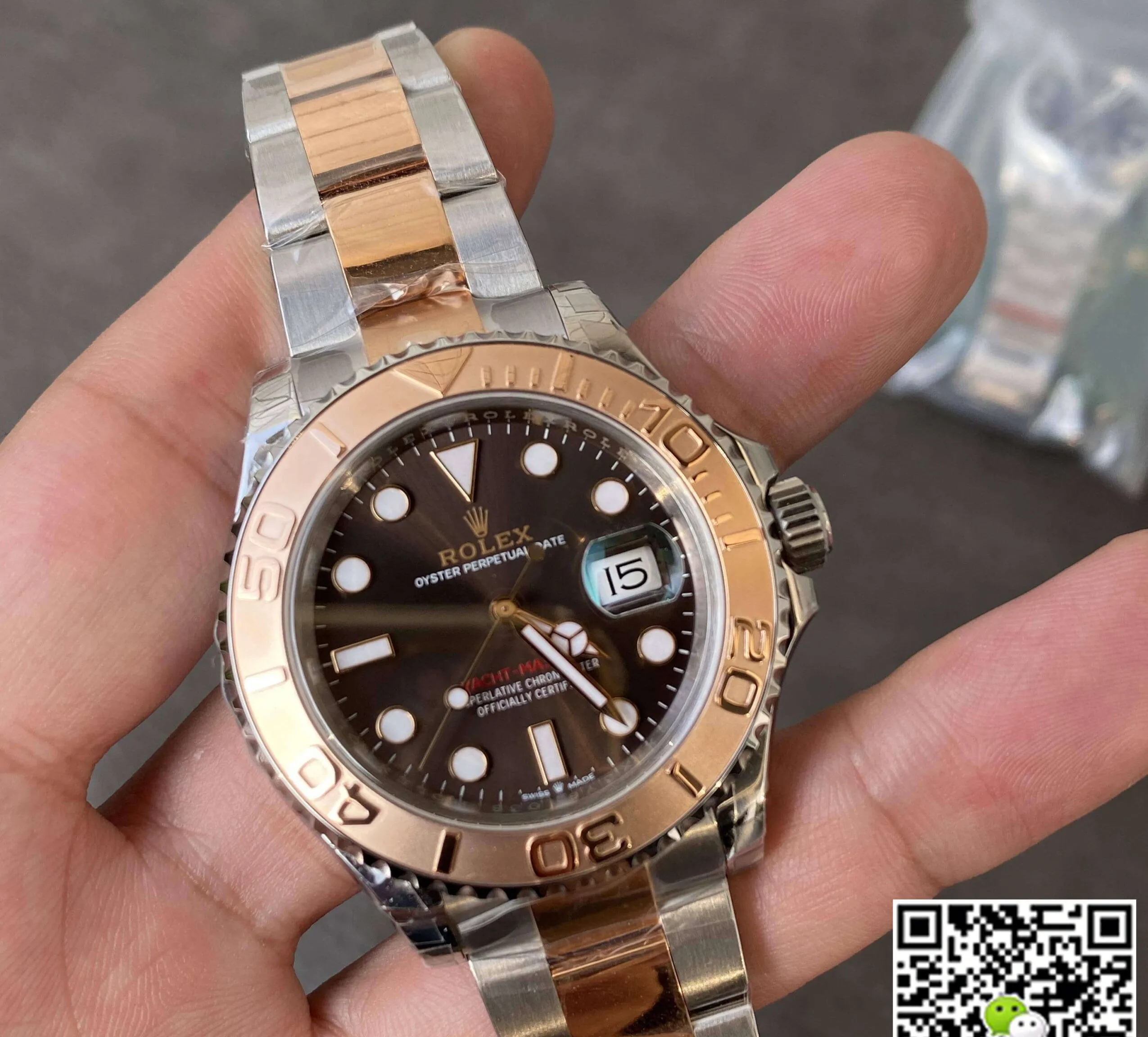 Rolex Yacht Master M126621-0001 VS Factory 1:1 Best Edition Replica Watch Rose Gold