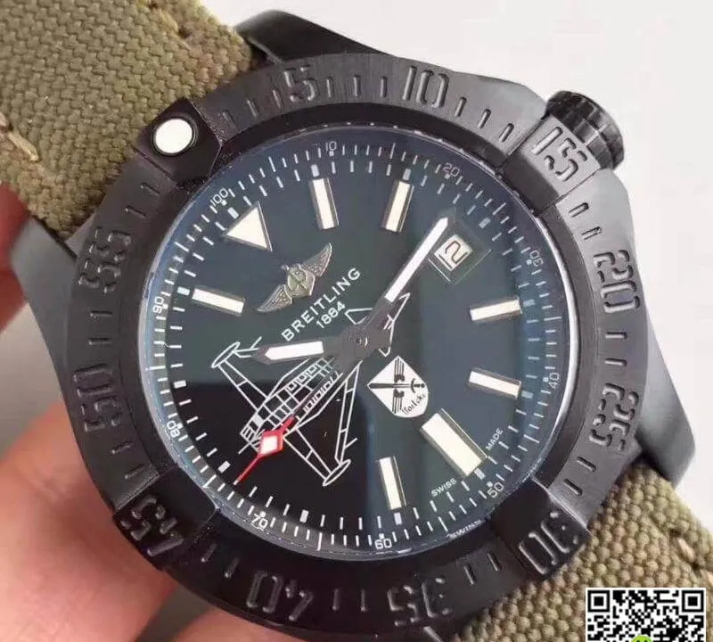 Breitling Avenger II Seawolf Boelcke M173316Y BE72 GF Factory 1:1 Best Edition Replica Watch Swiss ETA2824-2
