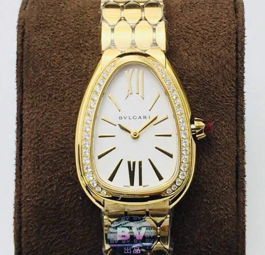 Bvlgari Serpenti 103147 BV Factory 1:1 Best Edition Replica Watch Yellow Gold Strap