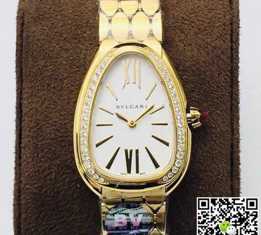 Bvlgari Serpenti 103147 BV Factory 1:1 Best Edition Replica Watch Yellow Gold Strap