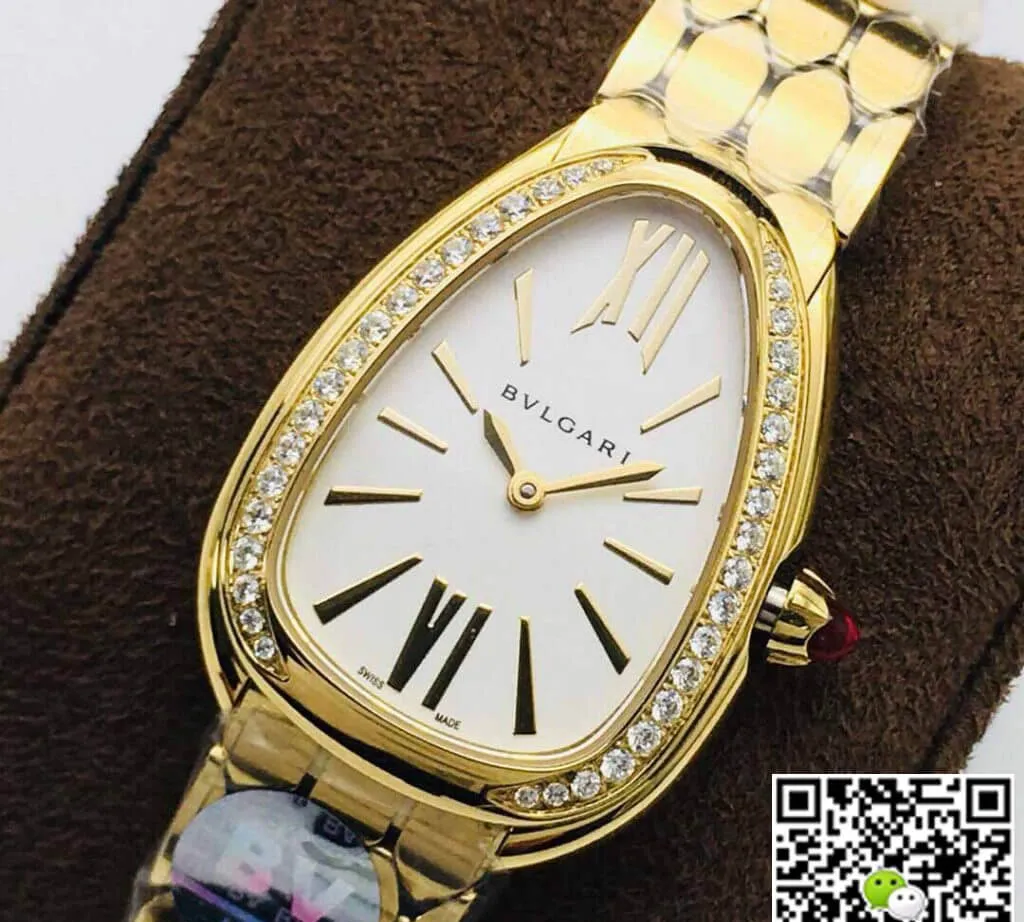 Bvlgari Serpenti 103147 BV Factory 1:1 Best Edition Replica Watch Yellow Gold Strap