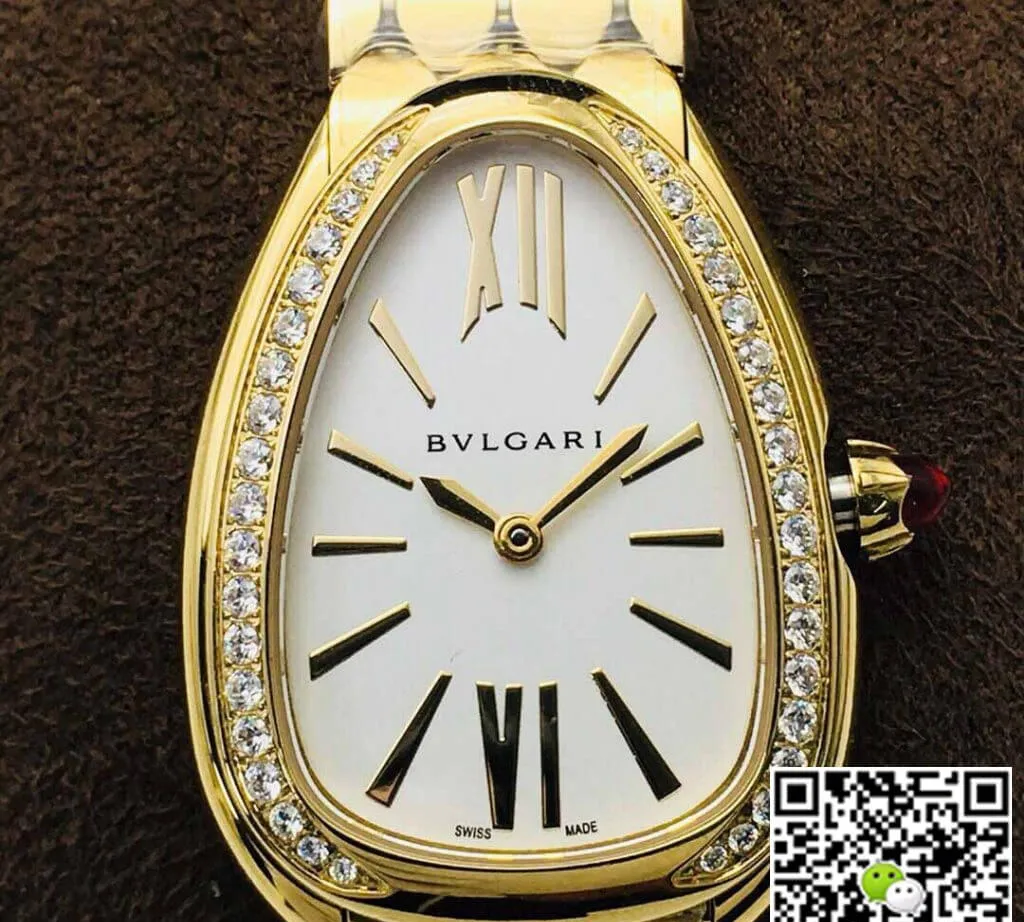 Bvlgari Serpenti 103147 BV Factory 1:1 Best Edition Replica Watch Yellow Gold Strap