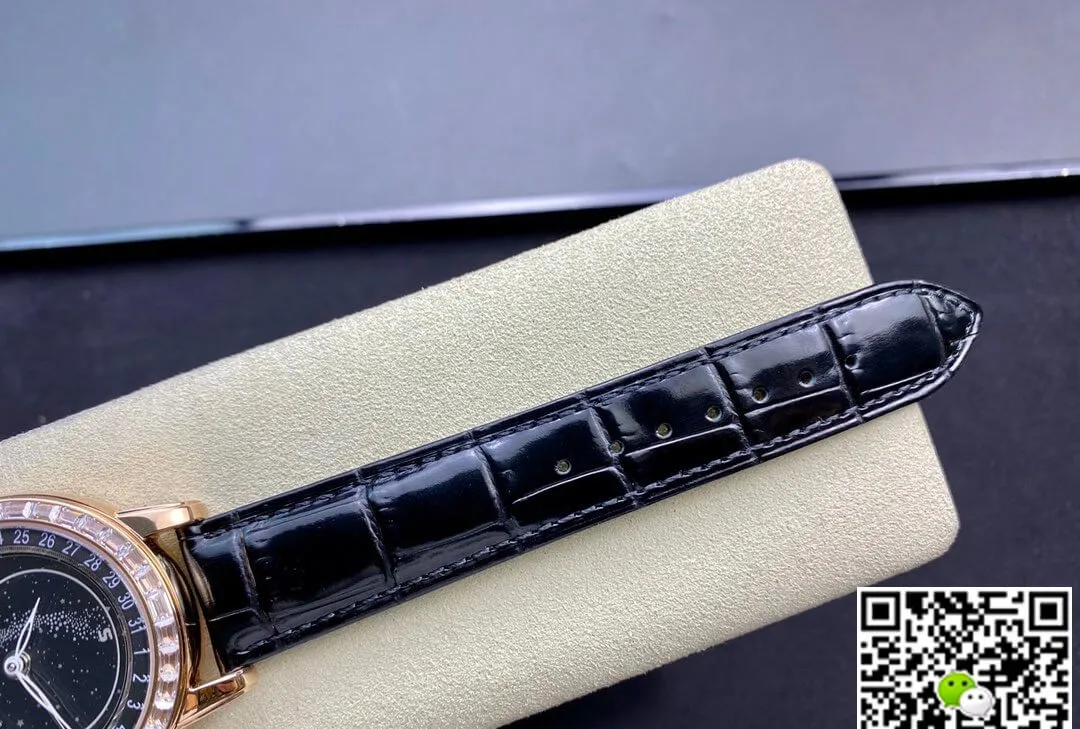 Patek Philippe Grand Complications 6104R-001 AI Factory 1:1 Best Edition Replica Watch Black Leather Strap