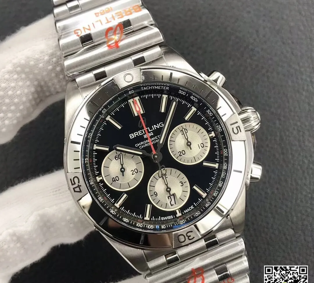 Breitling Chronomat AB0134101B1A1 GF Factory 1:1 Best Edition Replica Watch Black Dial