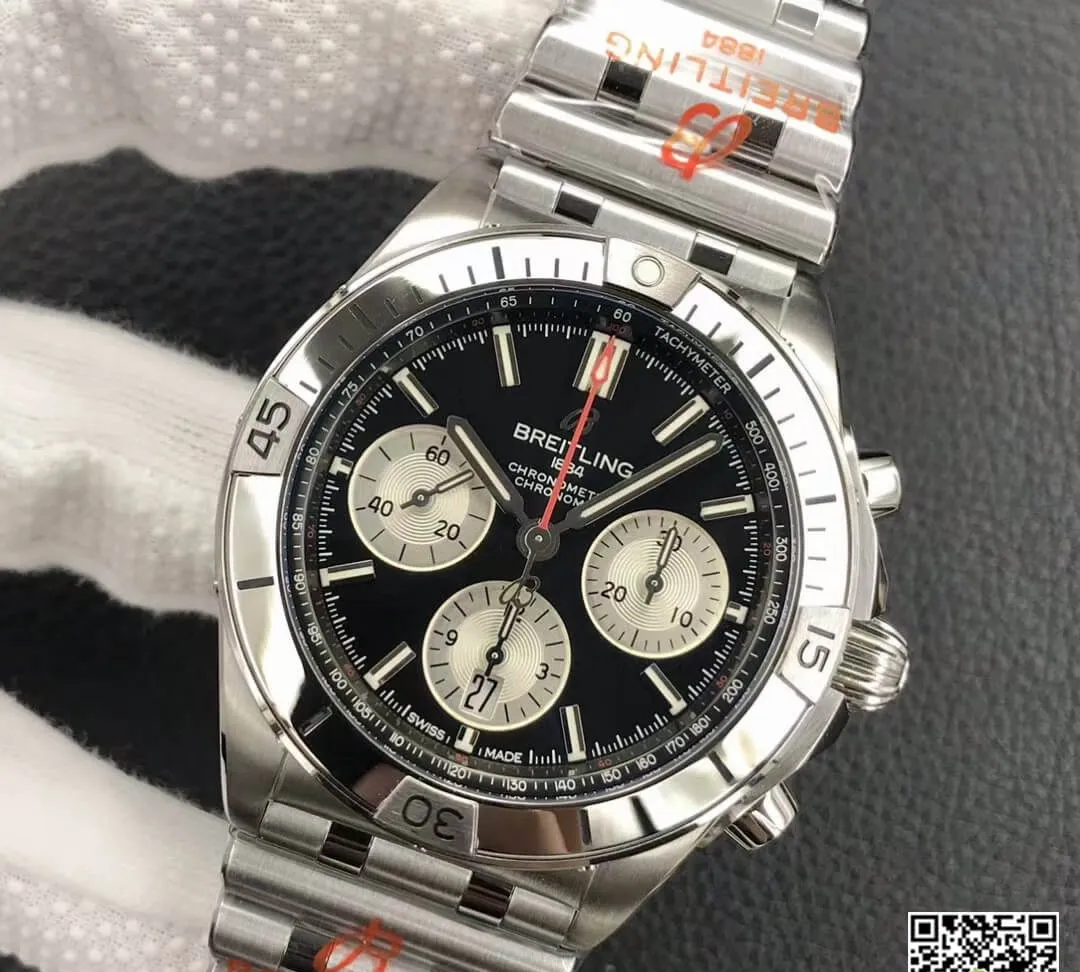 Breitling Chronomat AB0134101B1A1 GF Factory 1:1 Best Edition Replica Watch Black Dial