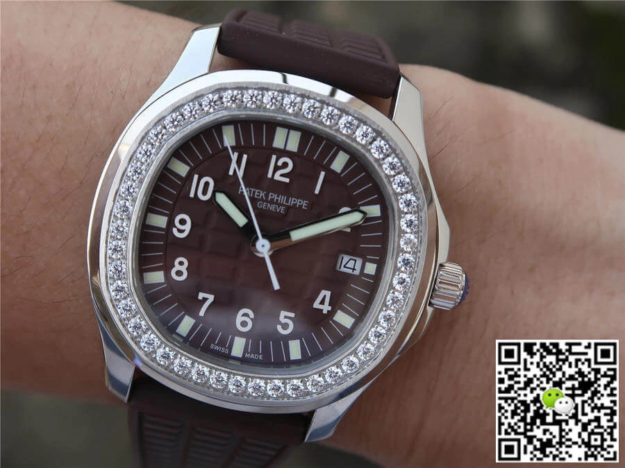 Patek Philippe Aquanaut 5067A-023 PPF Factory 1:1 Best Edition Replica Watch Diamond Bezel
