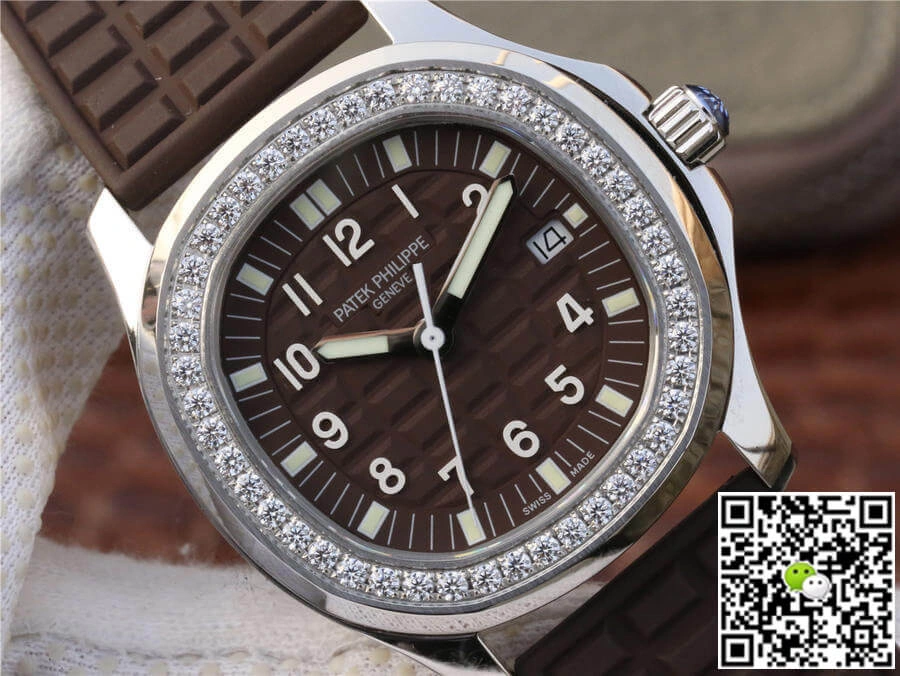 Patek Philippe Aquanaut 5067A-023 PPF Factory 1:1 Best Edition Replica Watch Diamond Bezel