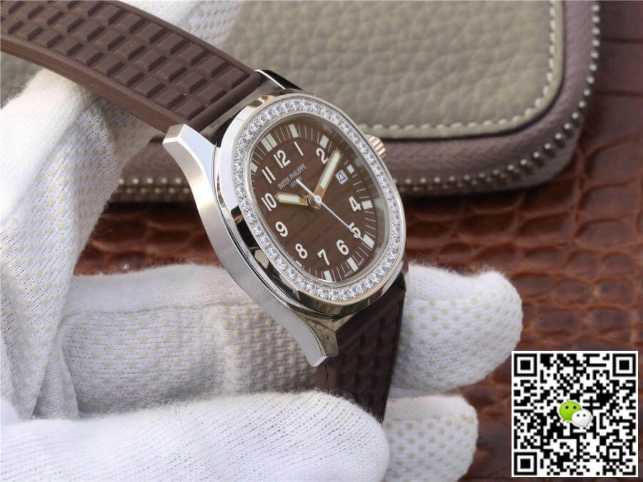 Patek Philippe Aquanaut 5067A-023 PPF Factory 1:1 Best Edition Replica Watch Diamond Bezel